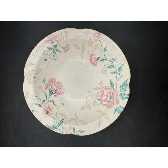 2 Vintage Johnson Brothers Lynton Pink Floral 6" Soup/Cereal Bowls - Picture 4 of 9